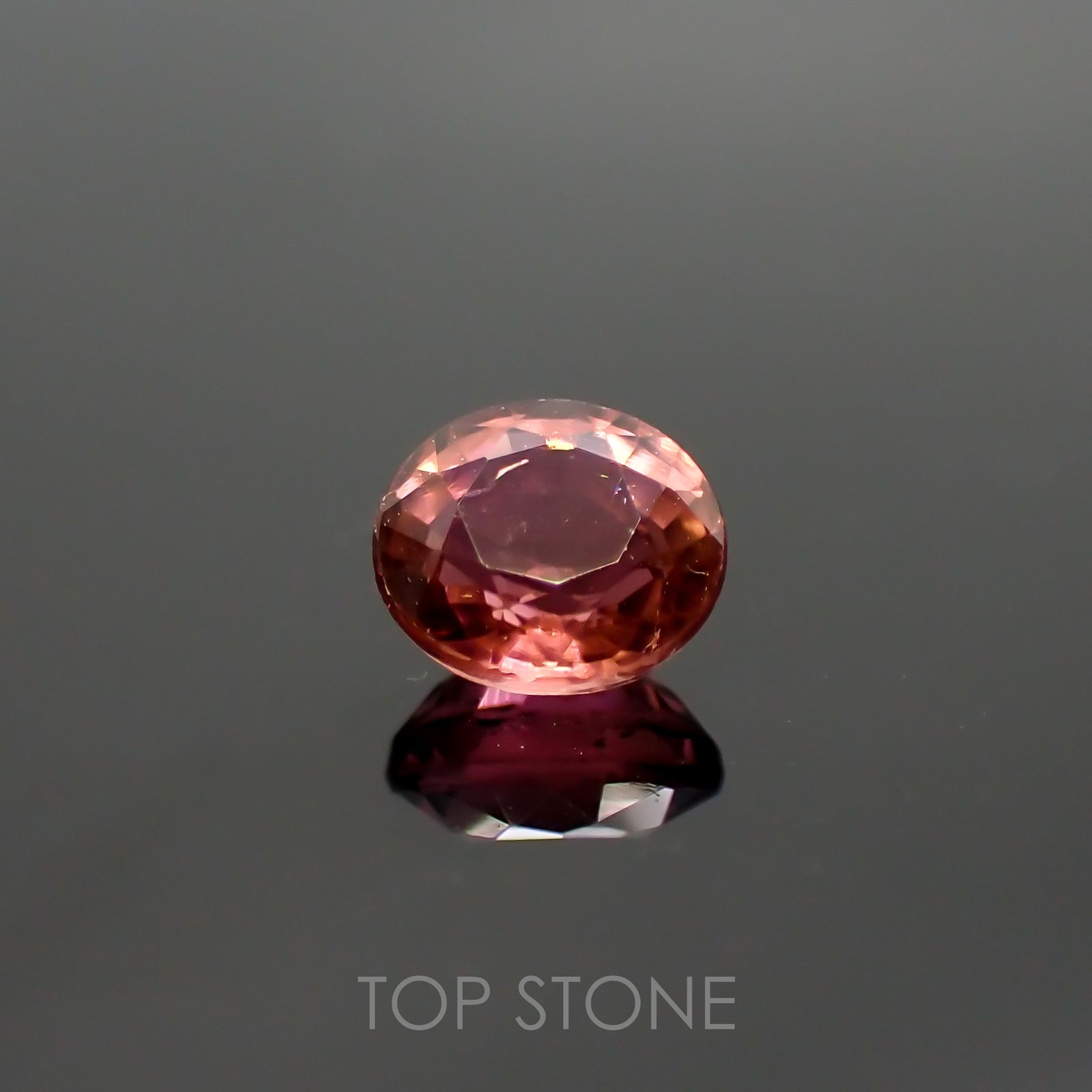 ローズピンクトルマリン(宝石名ピンク・トルマリン)ブラジル/アフリカ産 0.58ct 識別済[220114859]5.3x4.6mm前後