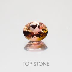 バイカラートルマリン ブラジル産 ルース 0.36ct[20128995]5×4mm前後