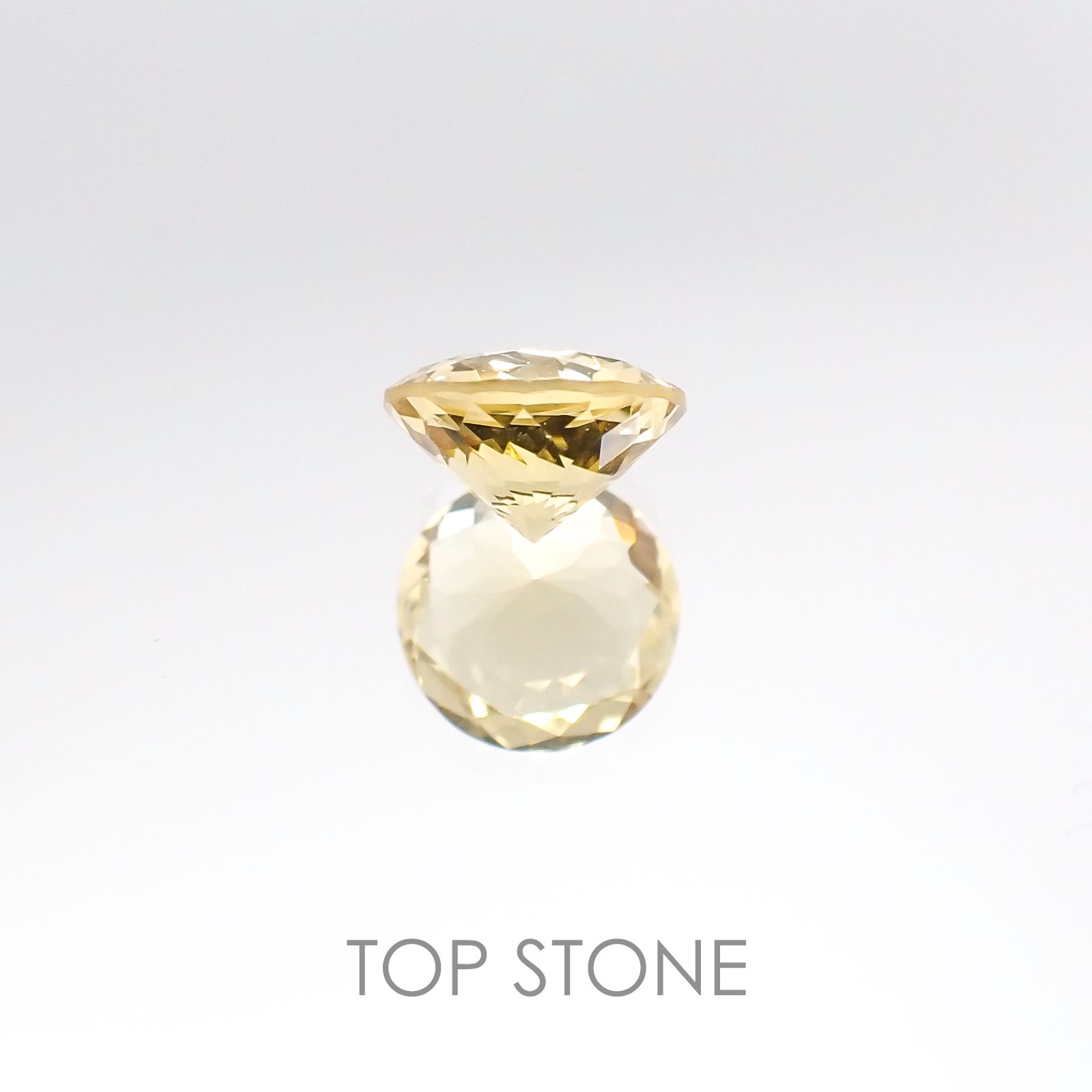 ゴールデンベリル ブラジル産 ルース 1.1ct[20106525]6.9×6.9mm前後