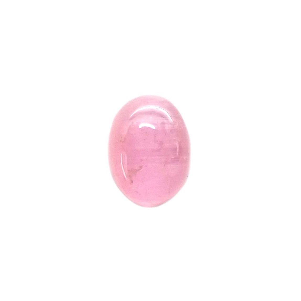 ペツォッタイトキャッツアイ(ラズベリル)(宝石名ペツォッタイト・キャッツアイ) マダガスカル産 0.369ct ソ付(彩珠)[210711980]4.7×3.5mm前後