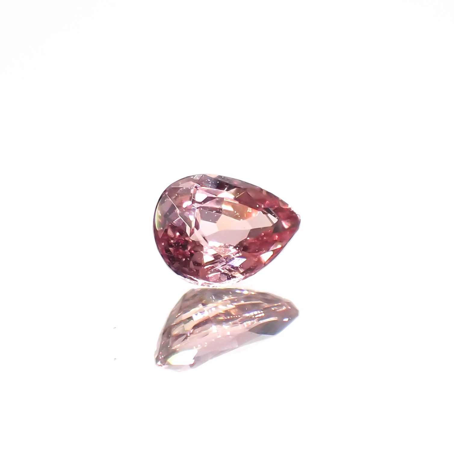 パパラチャサファイア 非加熱(宝石名サファイア/別名パパラチャ・サファイア)スリランカ産 0.19ct GIA鑑付[230521936]4.14x2.99mm前後