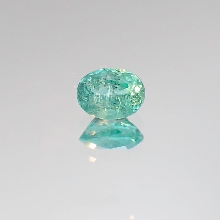 パライバトルマリン ブラジル産 ルース 0.19ct[20106438]4×3.1mm前後