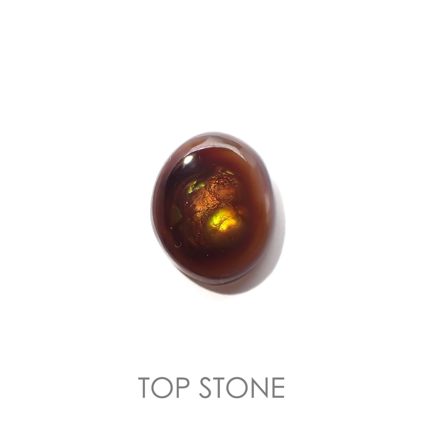 ◇フリーフォーム◇ファイヤーアゲート メキシコ産 2.70ct[220917764]11.1x9.1mm前後