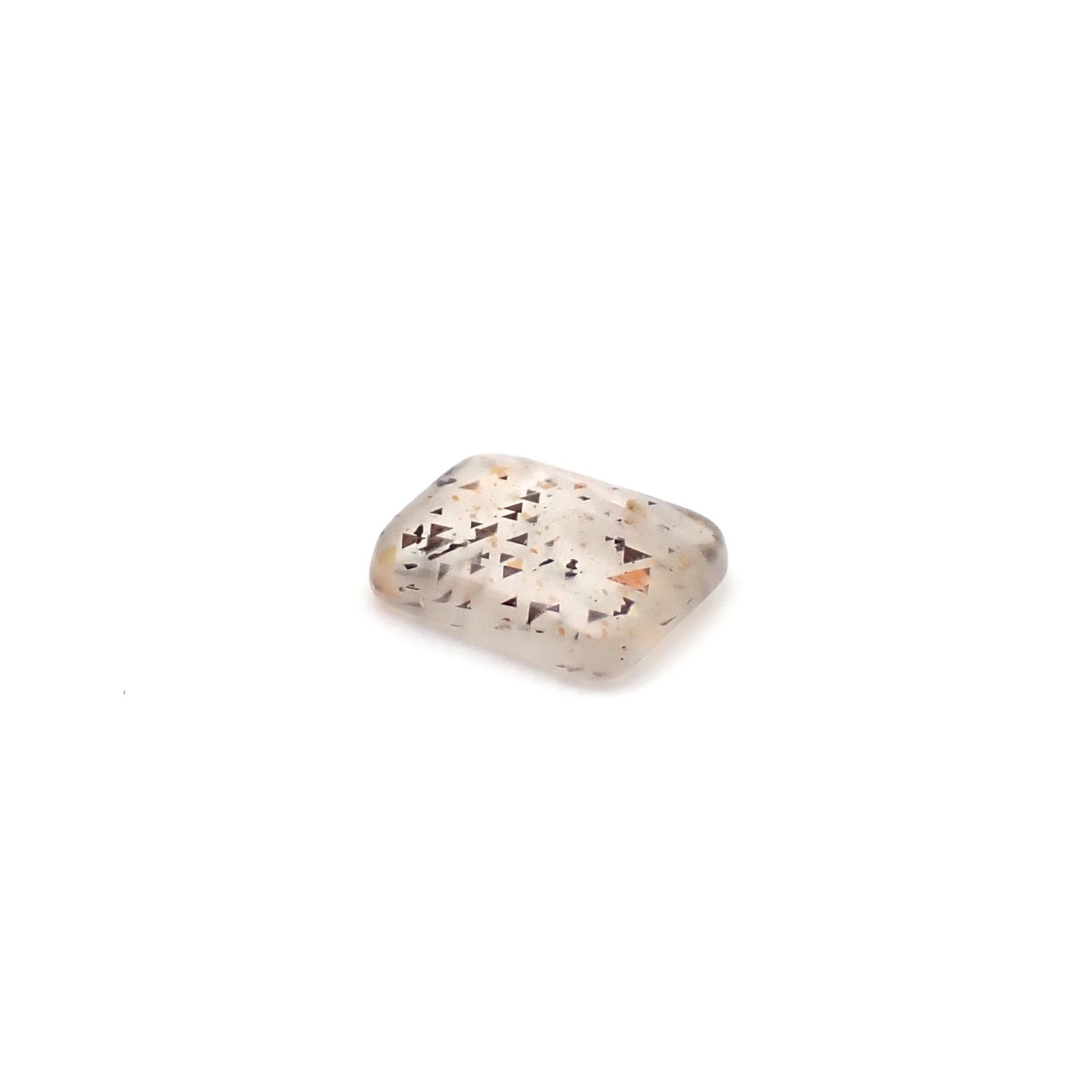 レインボーラティスサンストーン オーストラリア産 0.76ct / 7.1x5.7mm前後 [260632534]