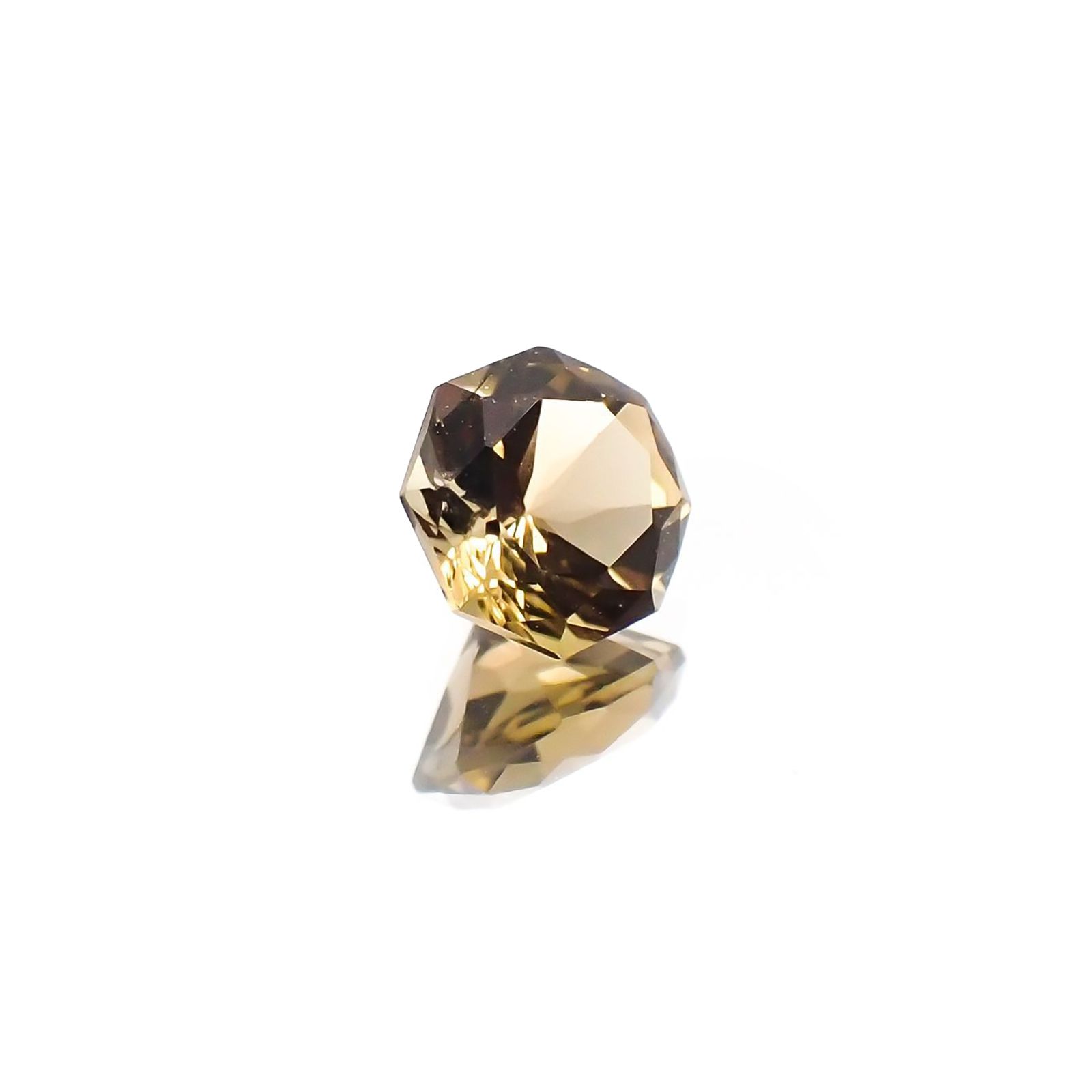 ◇オクタゴンカット◇イエロートルマリン(宝石名トルマリン)ブラジル/アフリカ産 識別済 0.55ct / 5x5mm前後 [260424208]