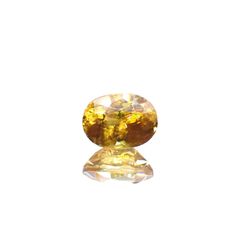 ゴールデンスフェーン(宝石名スフェーン)ナミビア産 1.19ct 識別済[220616572]7x5.2mm前後