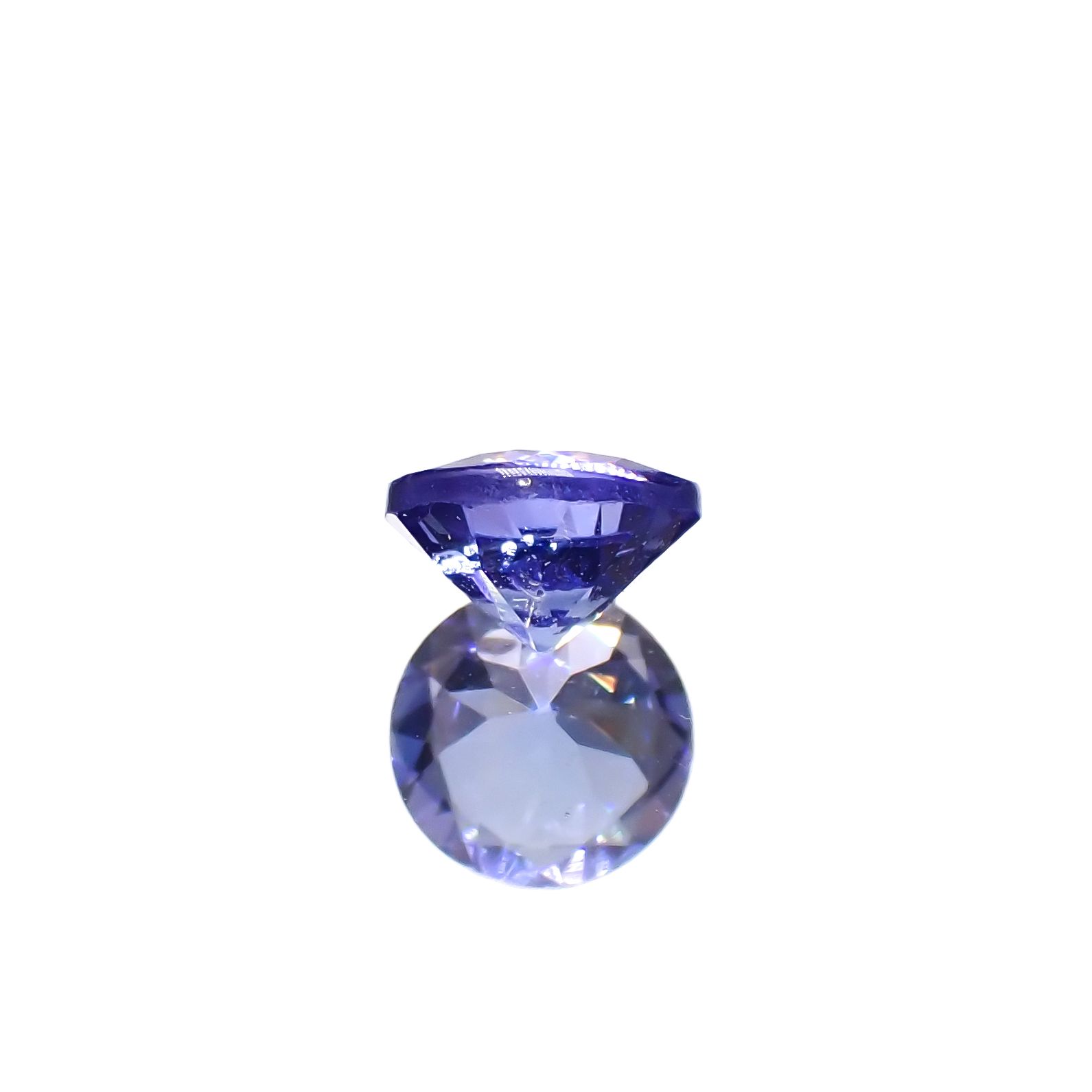 タンザナイト(宝石名タンザナイト)タンザニア産 0.67ct 識別済[240627884]5.5x5.5mm前後