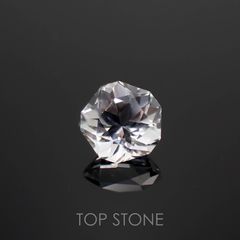 ◇カスタムカット◇ゴッシェナイト(宝石名ゴッシェナイト)ブラジル産 0.61ct 識別済[221219400]5.4x5.5mm前後