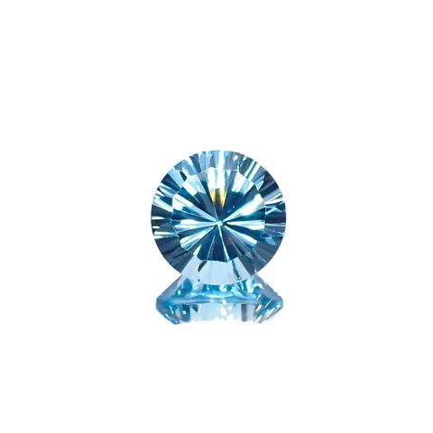 ブルートパーズ ブラジル産 4.20ct[221219350]9.8x9.8mm前後