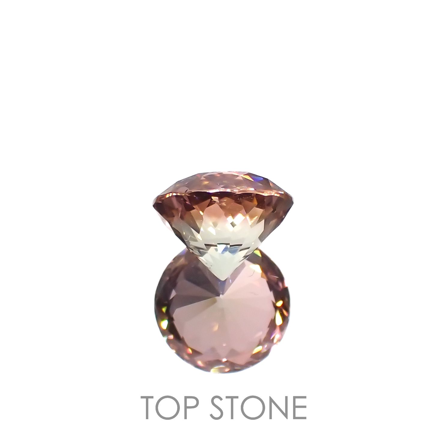 バイカラートルマリン(宝石名トルマリン)ルワンダ産 1.69ct 識別済[221119008]7.5x7.4mm前後