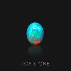 エチオピアオパール(宝石名オパール) エチオピア産 2.840ct ソ付(彩珠)[20095445]11.6×9mm前後