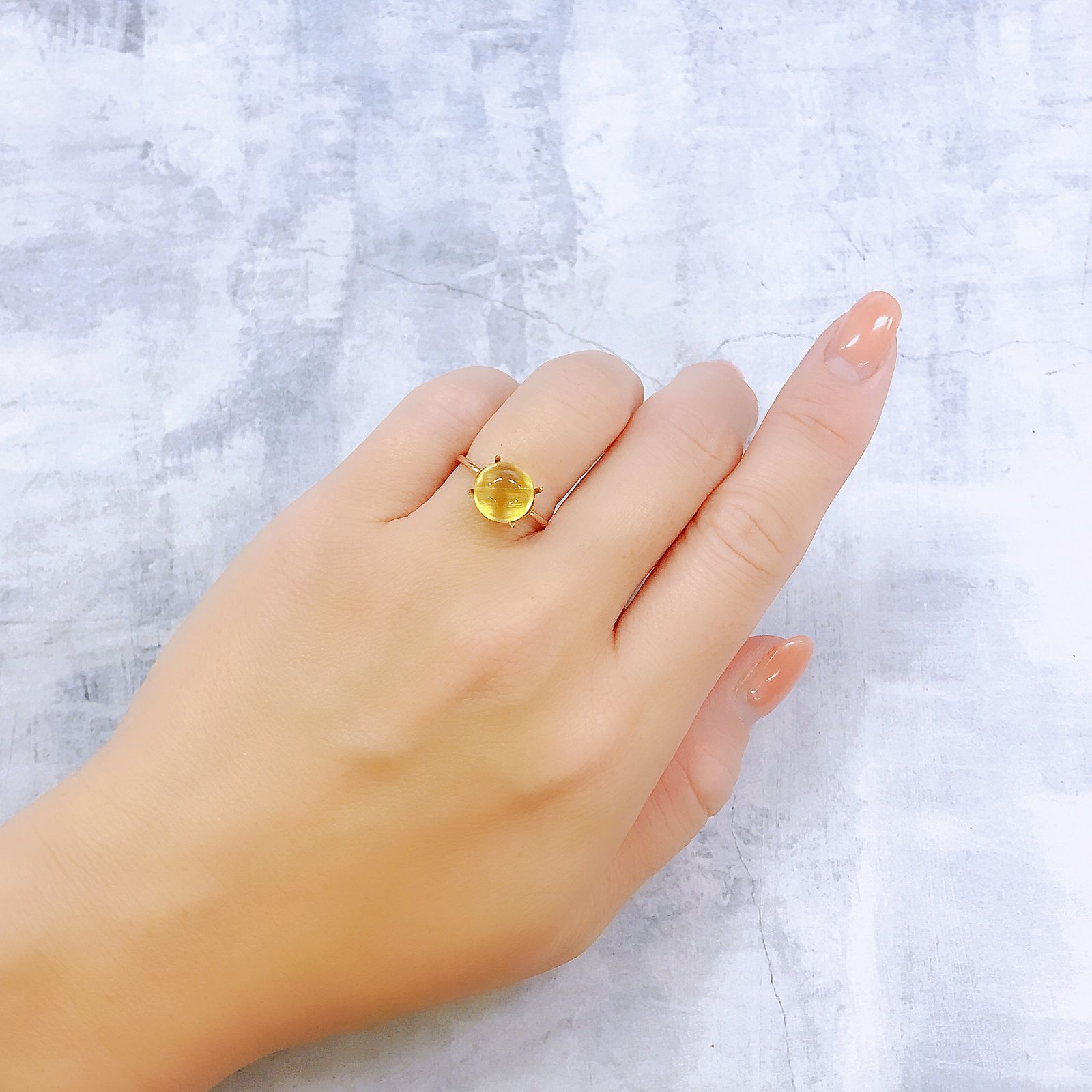 イエローベリルキャッツアイ(宝石名イエロー・ベリル キャッツアイ)ブラジル産 3.05ct 識別済[220917869]9.1x9mm前後