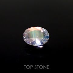 レインボームーンストーン(宝石名ラブラドライト)タンザニア産 0.82ct 識別済[220716856]7.6x5.6mm前後