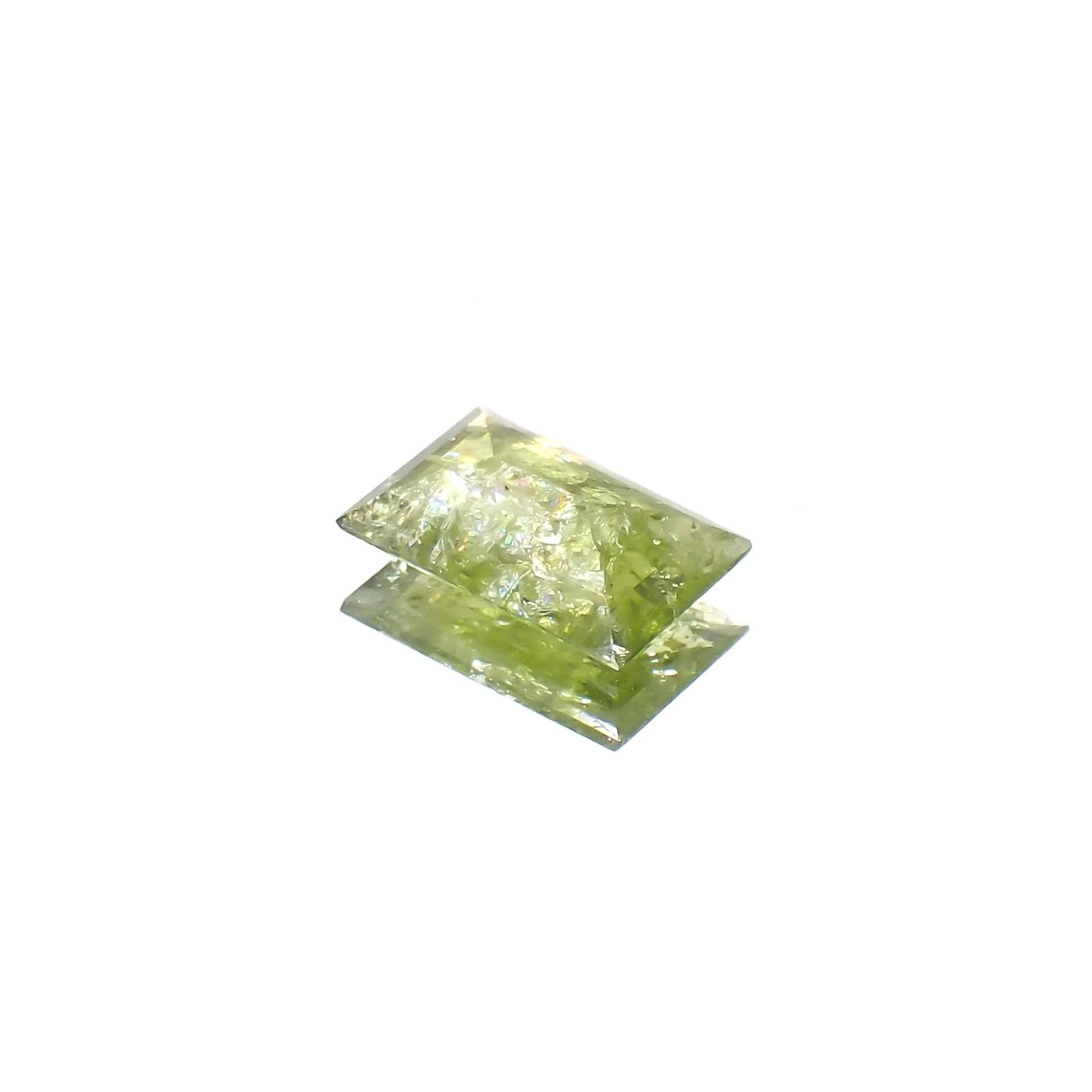 イリデッセンスクロムトルマリン(宝石名トルマリン)ケニア産 識別済 0.60ct / 7.2x4.6mm前後 [221119093]