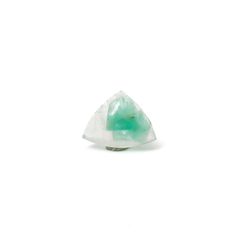 エメラルドインクォーツ ブラジル産 2.46ct / 8.9x11.7mm前後 [260432037]