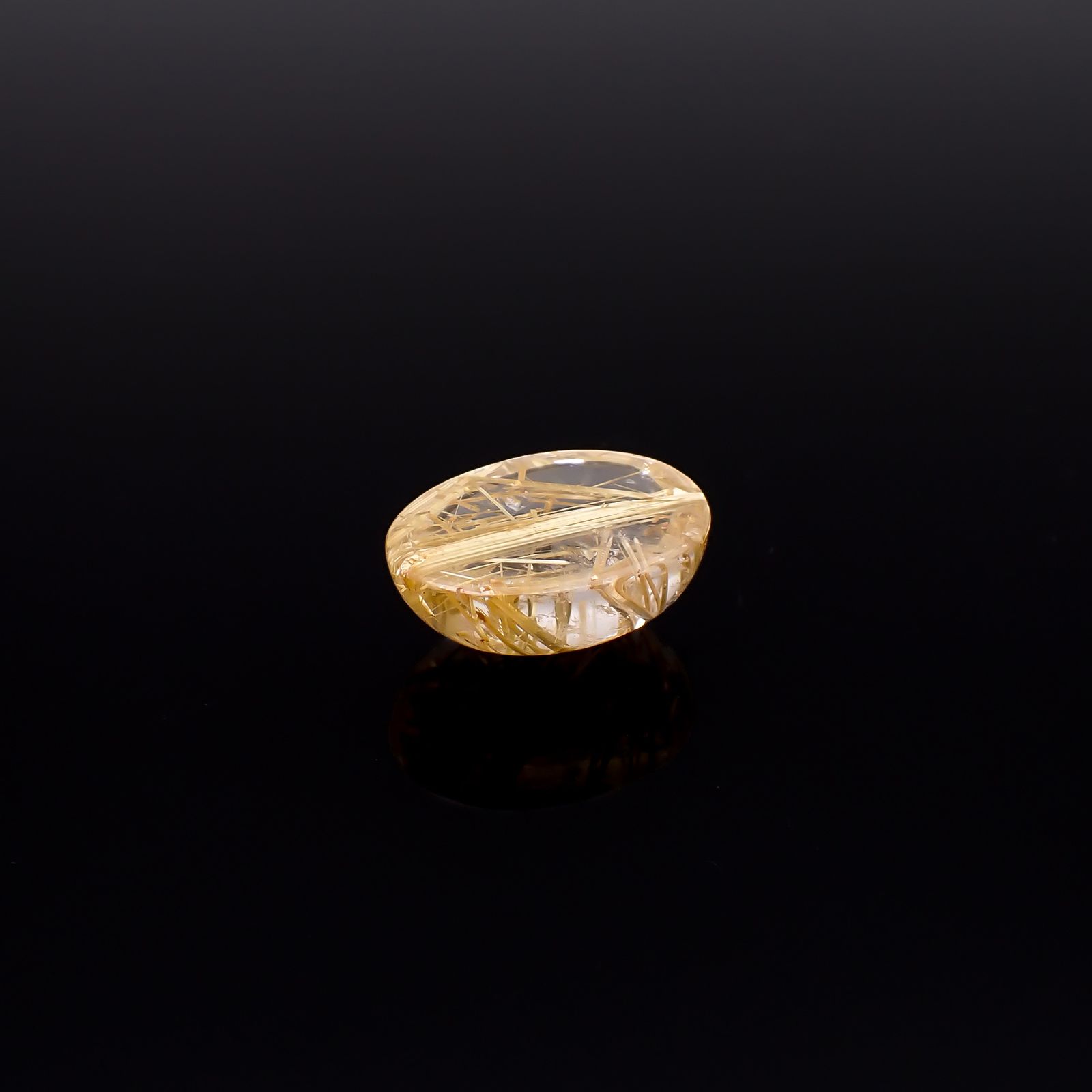ルチルクォーツ ブラジル産 9.94ct / 16x12.1mm前後 [260732400]