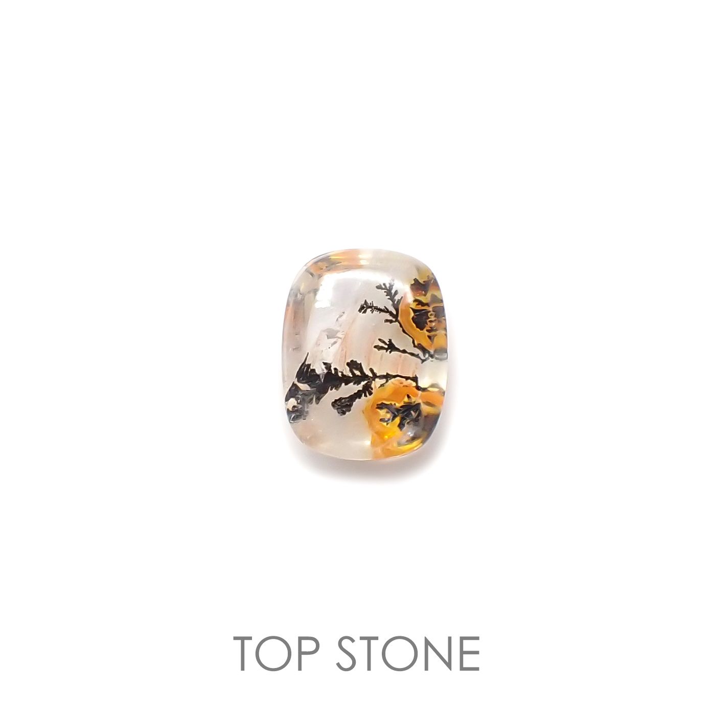 デンドリチッククォーツ ブラジル産 ルース 2.14ct[210610878]8.9×7mm前後