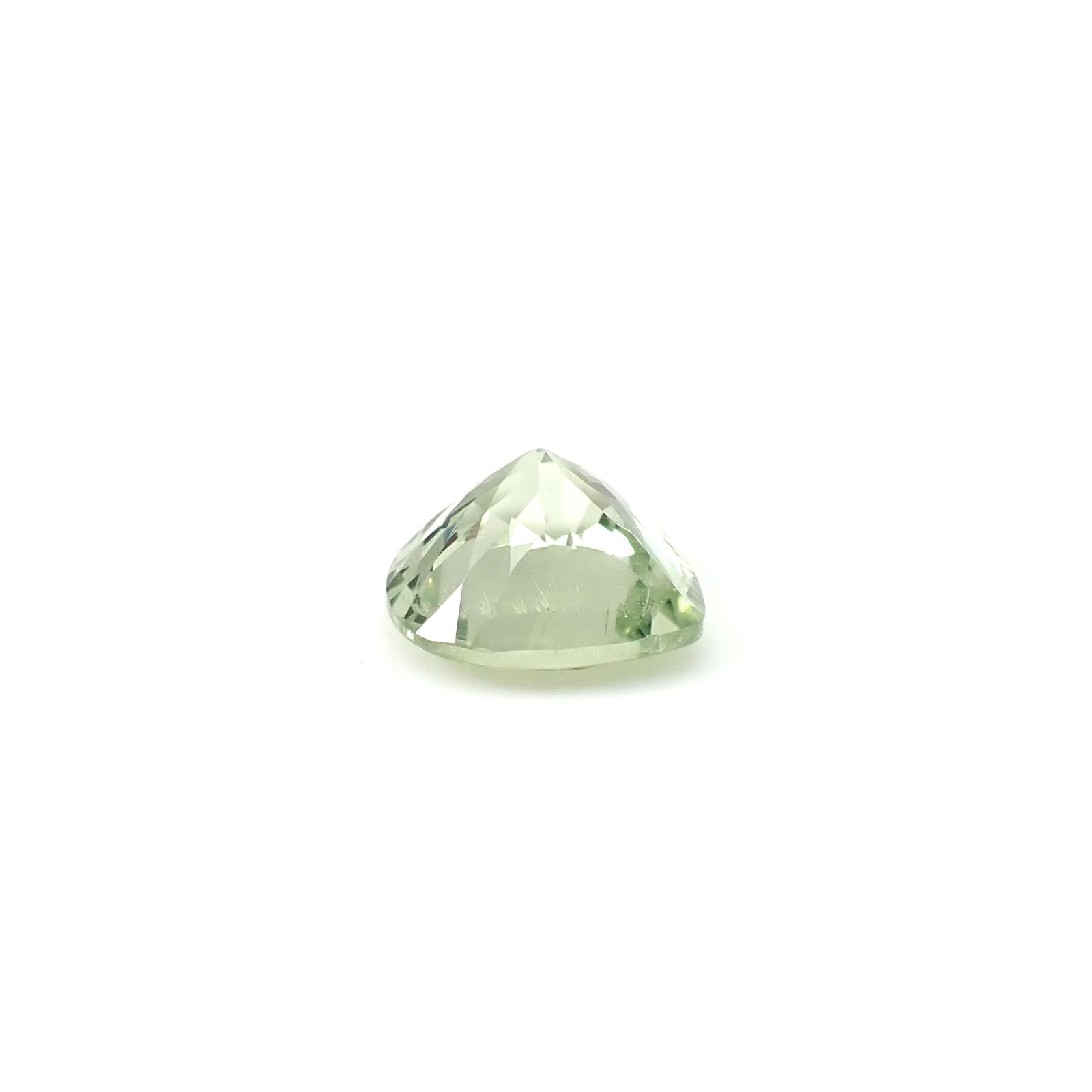バナジウムクリソベリル(宝石名クリソベリル)マダガスカル産 ソ付(日独) 1.976ct / 8x8mm前後 [260131600]
