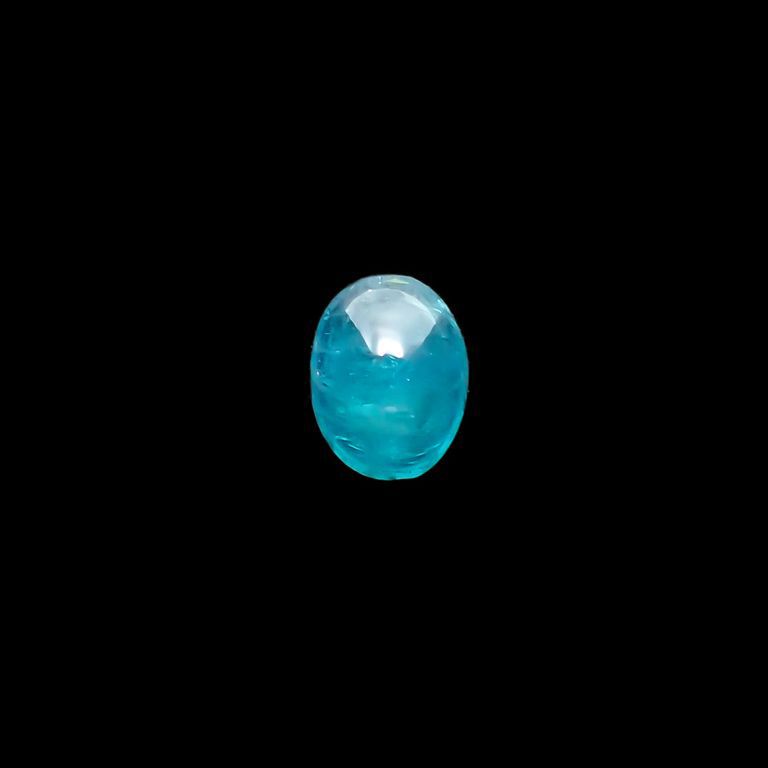 パライバトルマリン(宝石名トルマリン/別名パライバ・トルマリン) ブラジル産 1.107ct ソ付(宝貴協)[210711746]7.6×5.9mm前後