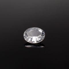 カラーレスサファイア スリランカ産 0.63ct[240527486]6.1x5mm前後