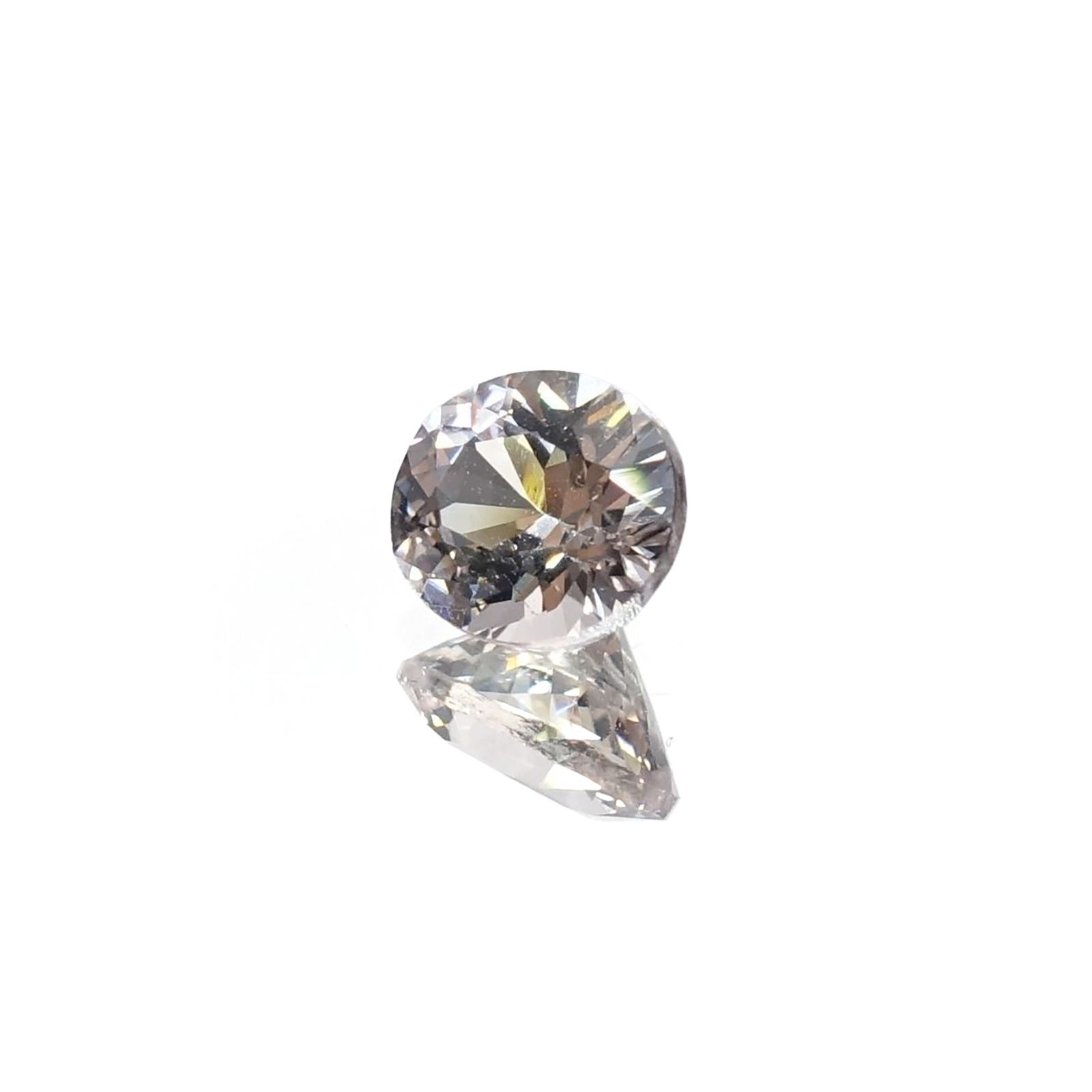 ゾイサイト 非加熱(宝石名ゾイサイト)タンザニア産 ソ付(彩珠) 0.911ct / 6.4x5.5mm前後 [221018876]
