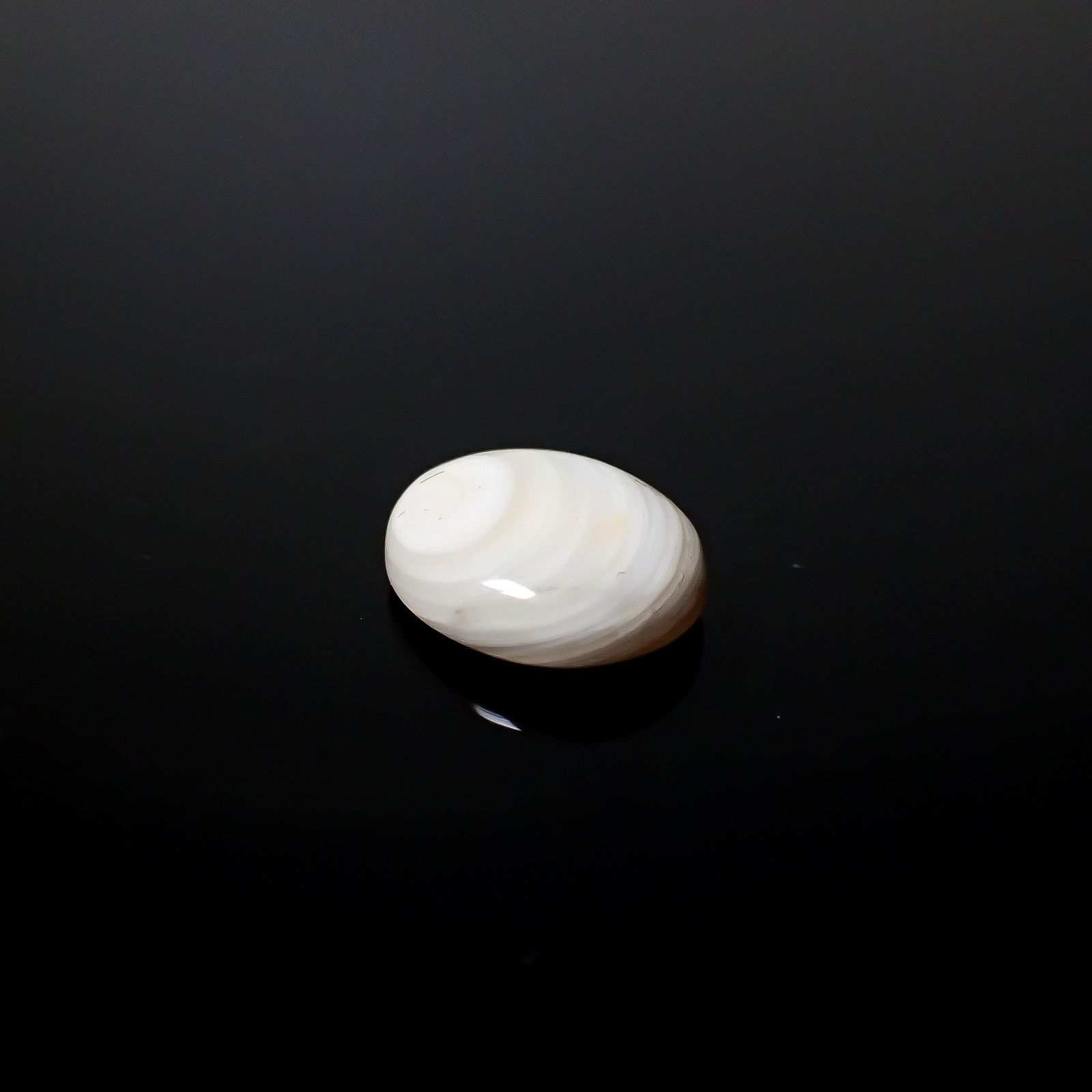 北海道石(北海道オパール) 北海道河東郡鹿追町然別産 3.18ct [250630531]12.3x10.1mm前後
