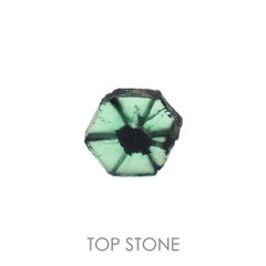 トラピッチェエメラルド 原石スライス(宝石名トラピッチェ・エメラルド)コロンビア産 1.063ct ソ付(彩珠)[220717082]6.9x6.5mm前後