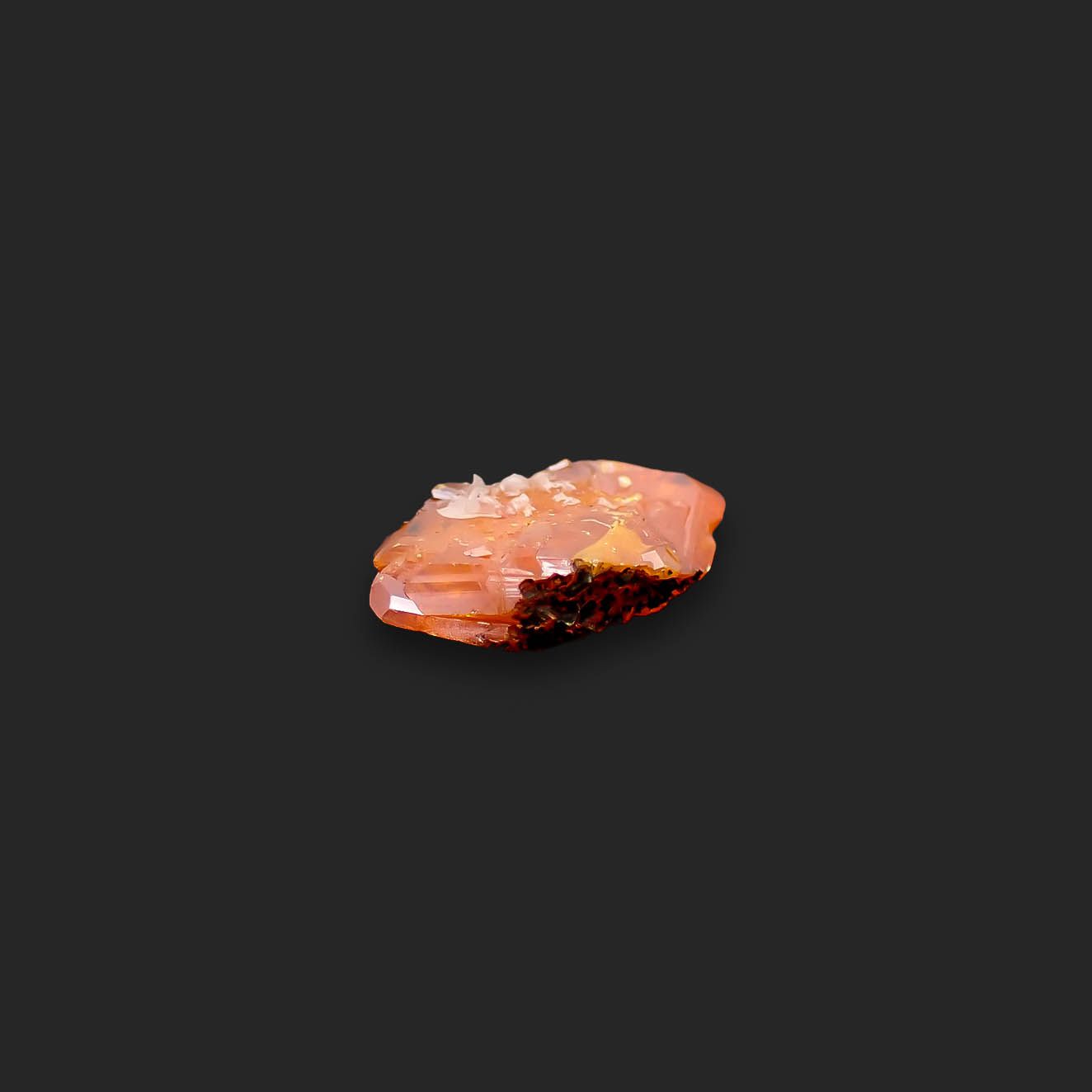 ウルフェナイト 原石 アメリカ・アリゾナ州・レッドクラウド鉱山産 10.05ct[230421823]16.5x10.3mm前後