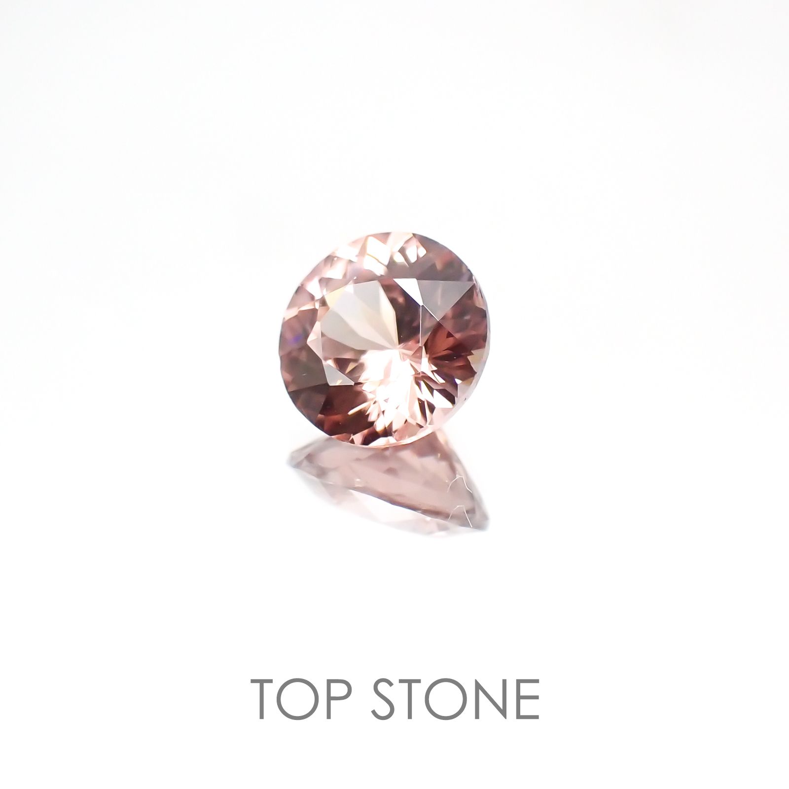 ピンクジルコン スリランカ,カンボジア産 ルース 1.47ct[20208060]6.7×6.7mm前後