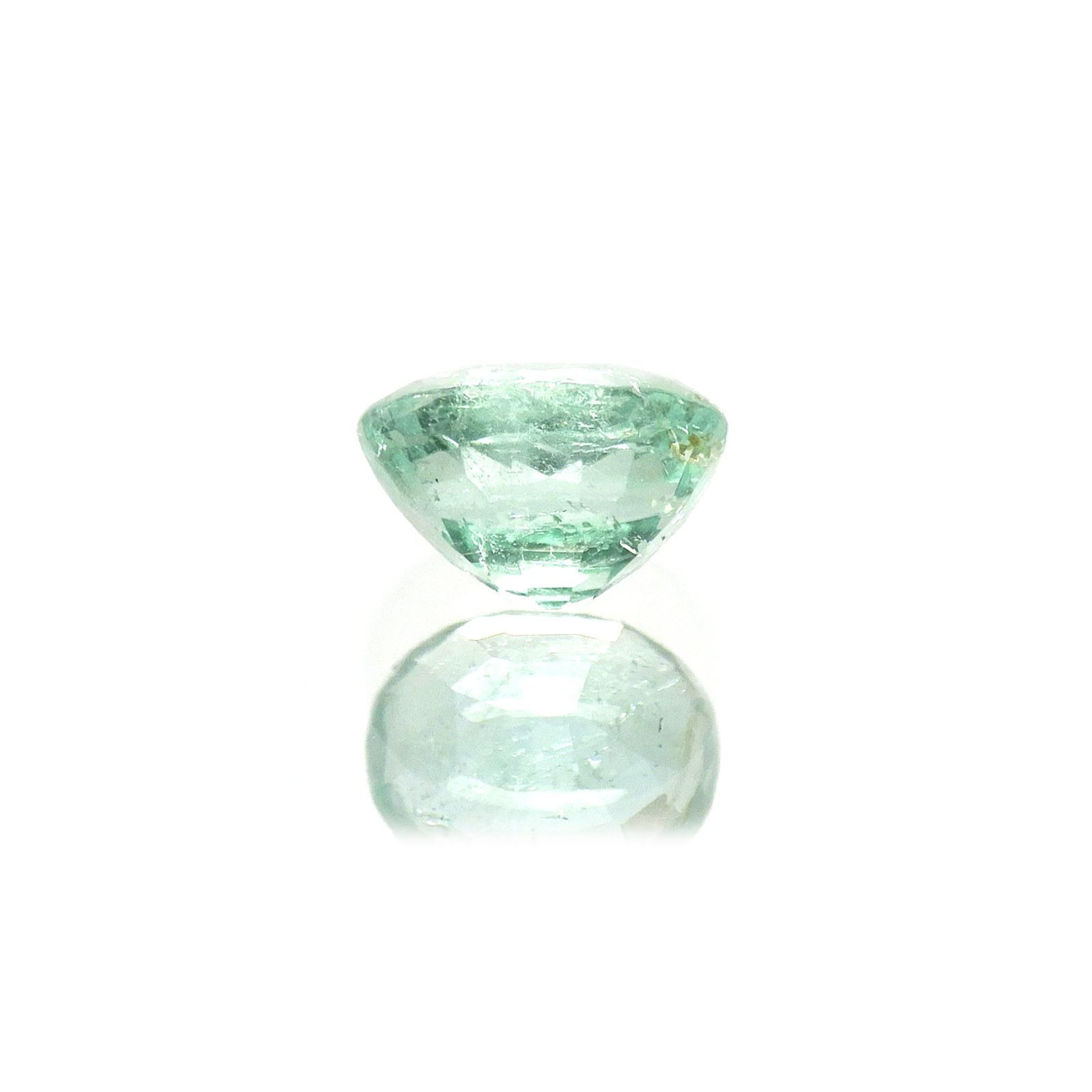 パステルカラーエメラルド コロンビア/ブラジル産 0.51ct [250817237]5.6x4.4mm前後