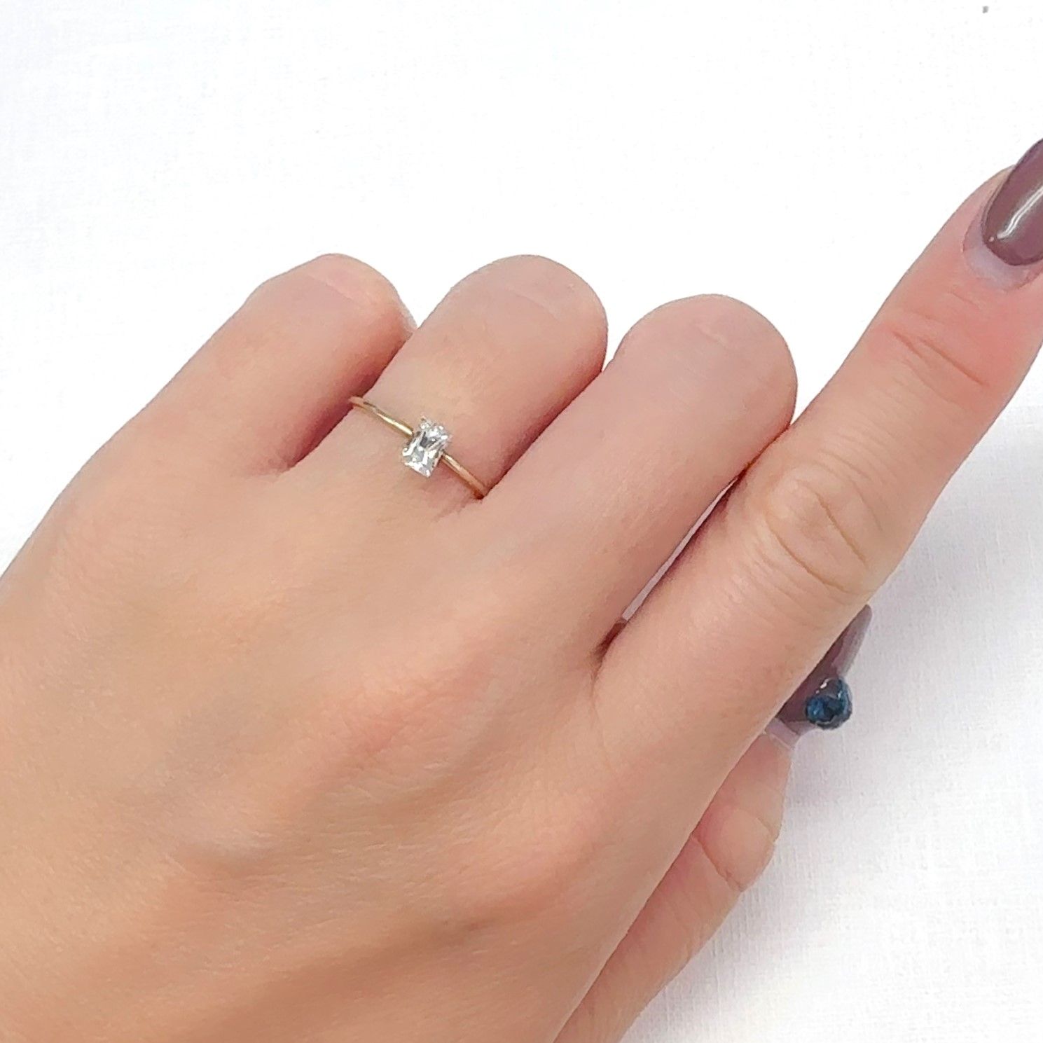 リューコガーネット ビルマ産 0.48ct[240728474]4.8x3.4mm前後