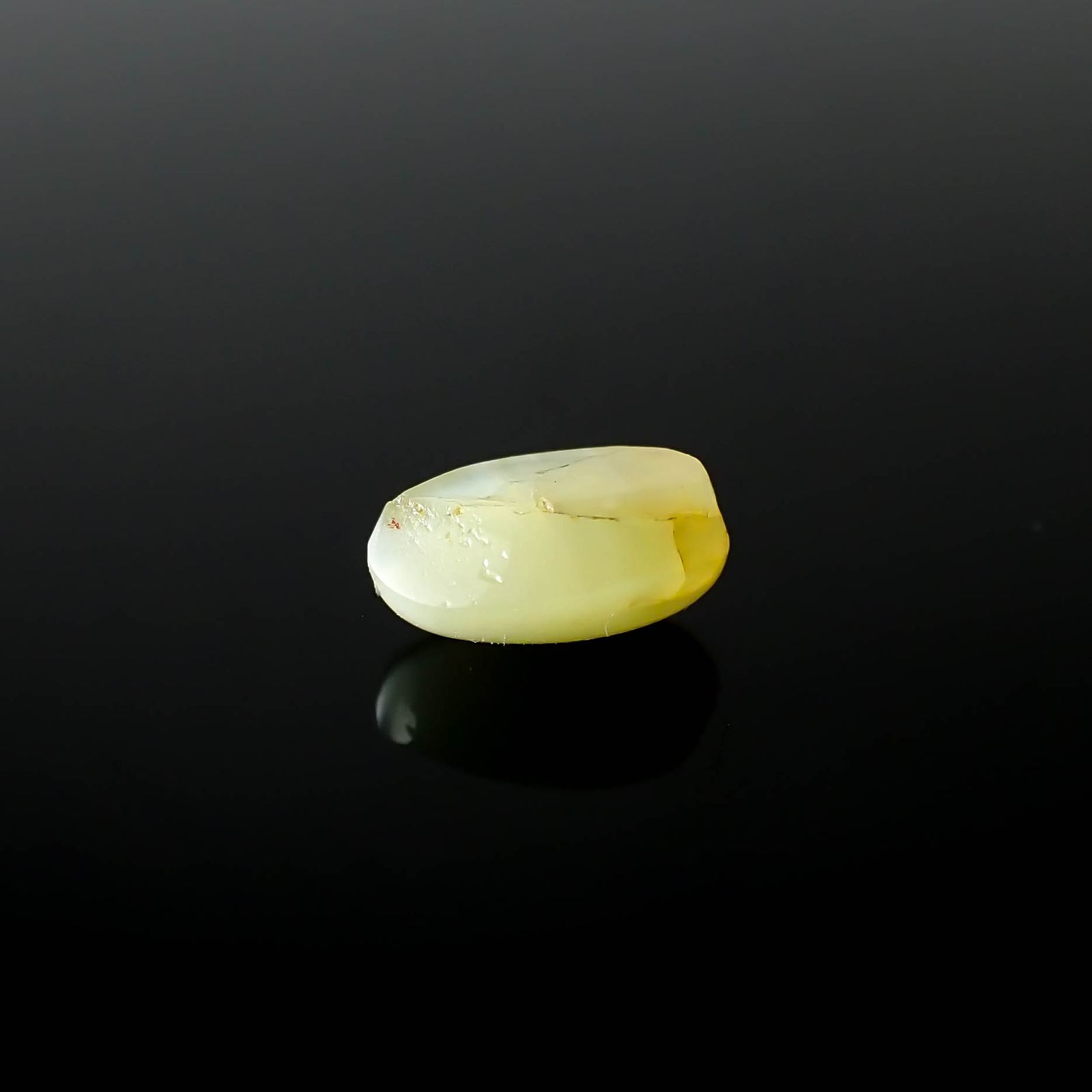 クリソベリルキャッツアイ(宝石名クリソベリル・キャッツアイ)スリランカ産 1.22ct 識別済[231225020]7.3x4.8mm前後