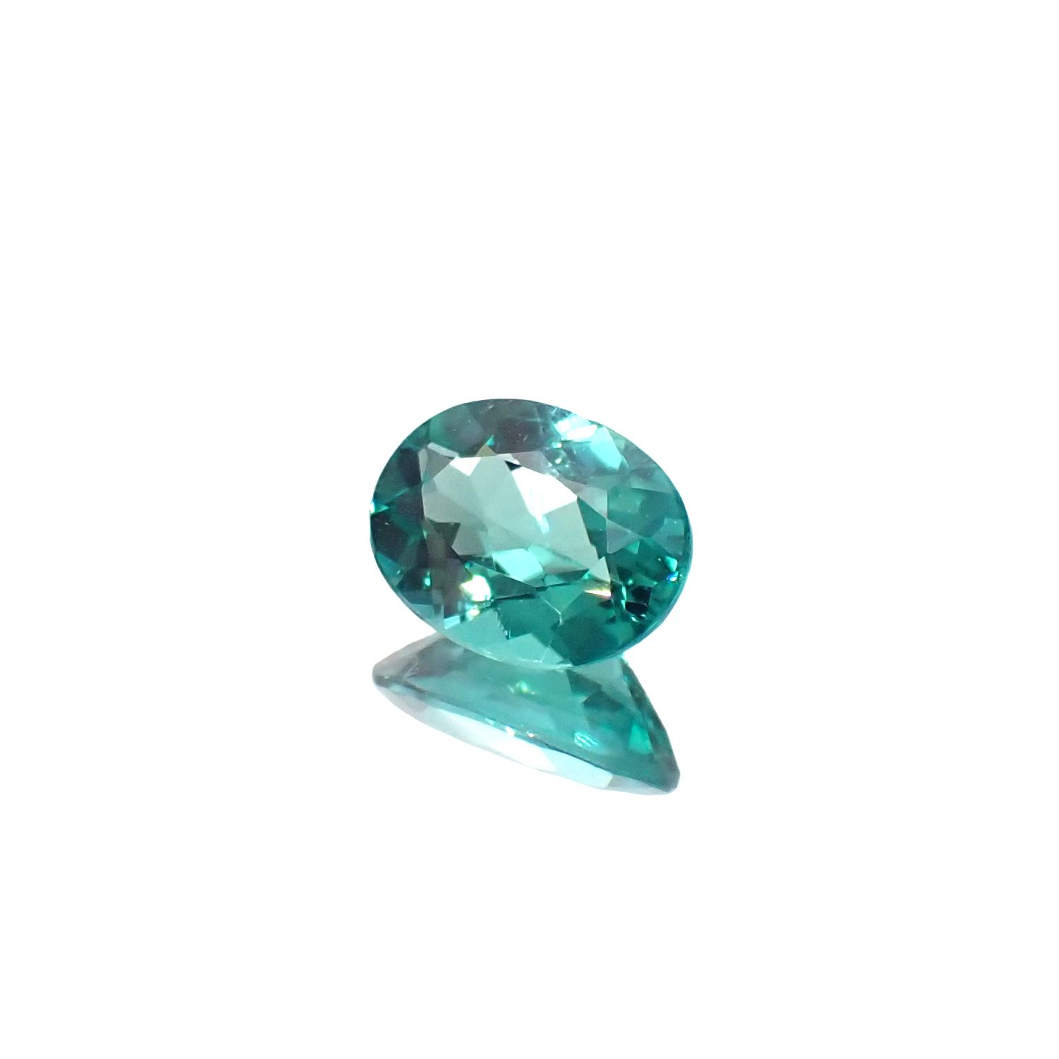 ブルーグリーントルマリン ブラジル産 0.68ct[230923526]6.9x5.1mm前後