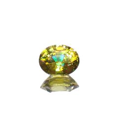 スフェーン(宝石名スフェーン)マダガスカル産 1.00ct 識別済[240627951]6.8x5.5mm前後