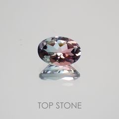 バイカラートルマリン ブラジル・アフリカ産 ルース 0.48ct[210410456]6.1×4.1mm前後