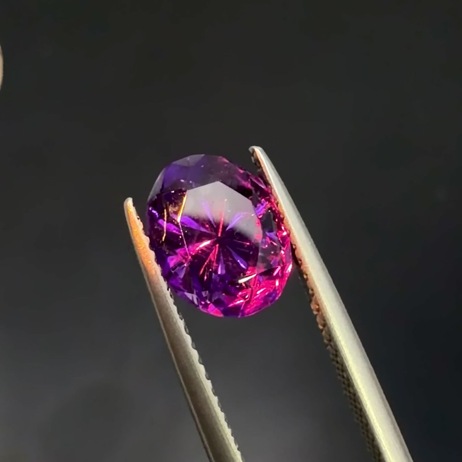 ◇甲州貴石切子Plus Three◇カラーシフトアメジスト ブラジル