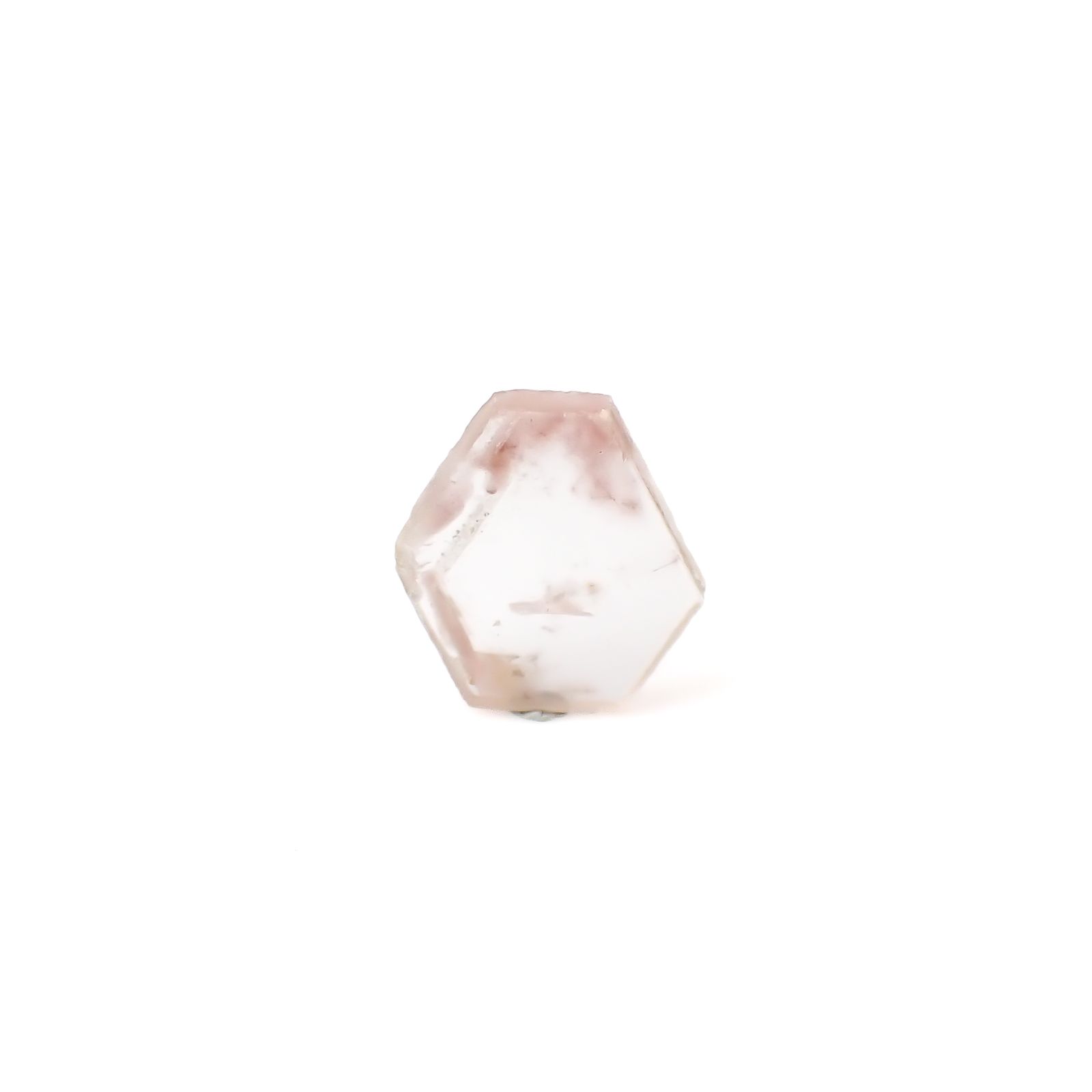 ファントムクォーツ 原石スライス ブラジル産 9.95ct [250330075]15.5x20.1mm前後