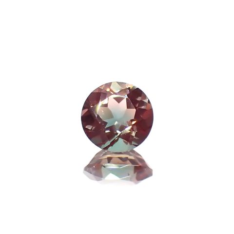 バイカラーアンデシン モンゴル産 0.43ct[231023568]5.1x5.1mm前後