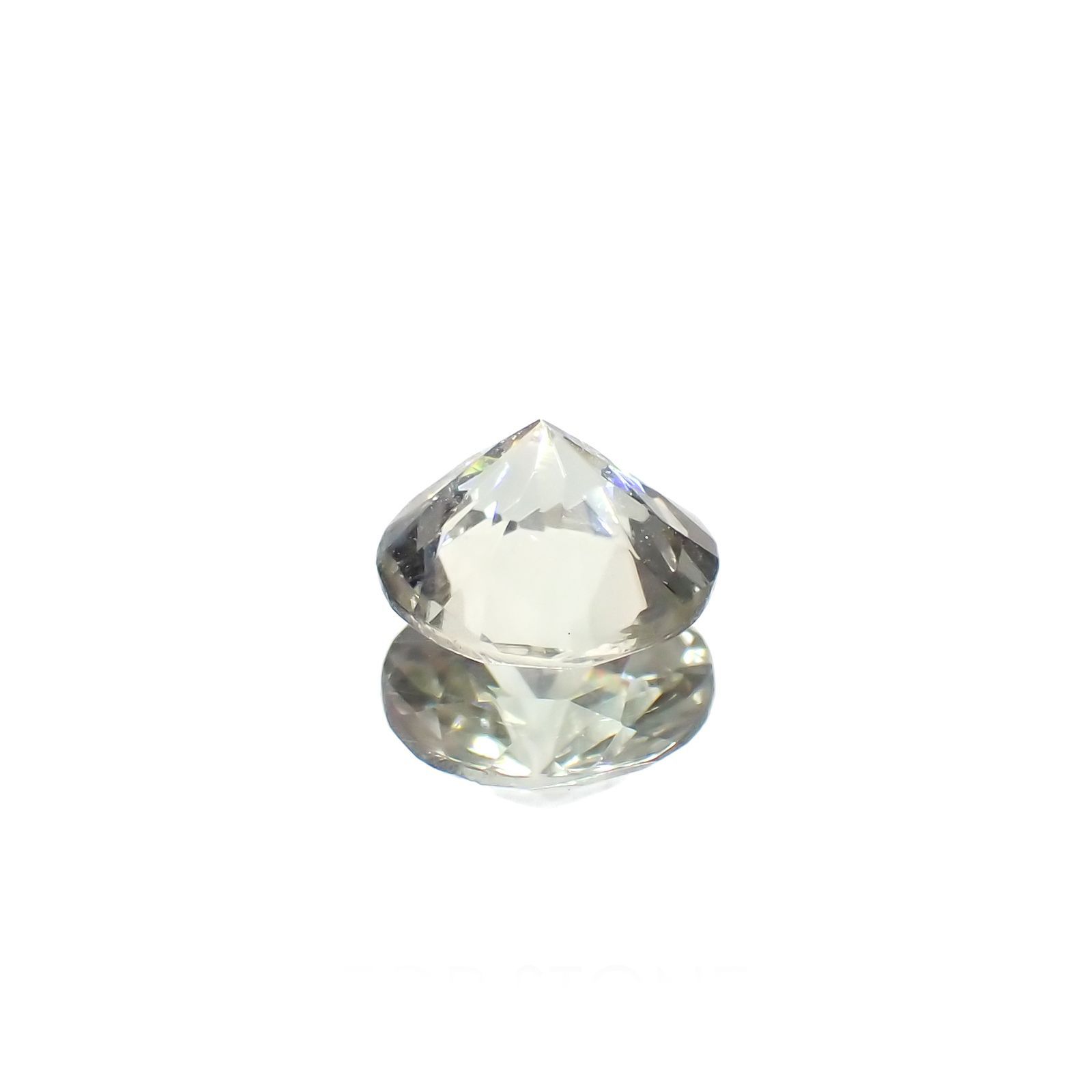 バイカラーオレゴンサンストーン アメリカ・オレゴン州産 0.62ct / 5.9x5.9mm前後 [230220681]