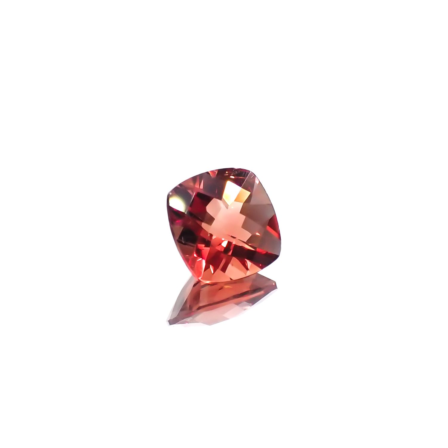 ◇チェッカーカット◇アンデシン(宝石名アンデシン/ラブラドライト)チベット産 1.19ct 識別済[240225972]7x7mm前後