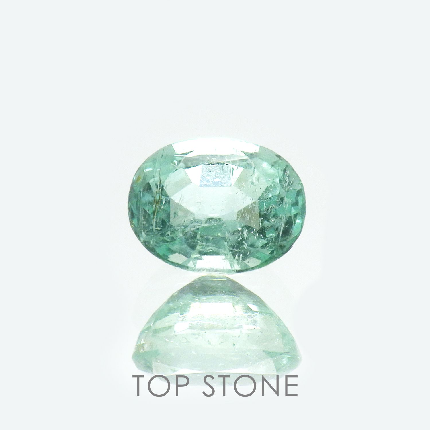 パステルカラーエメラルド コロンビア/ブラジル産 0.51ct[220817237]5.6x4.4mm前後 | TOP STONE(トップストーン)