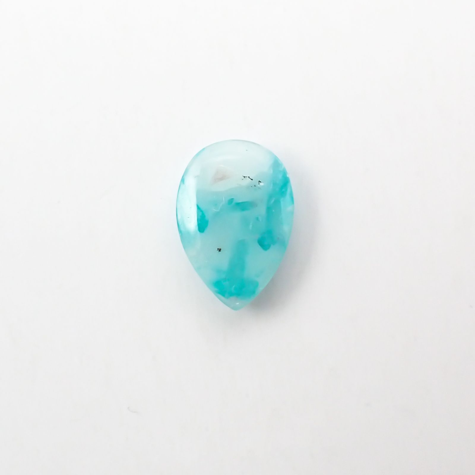 パライバトルマリンインクォーツ ブラジル産 ルース 2.71ct[210410805]12.6×8.7mm前後