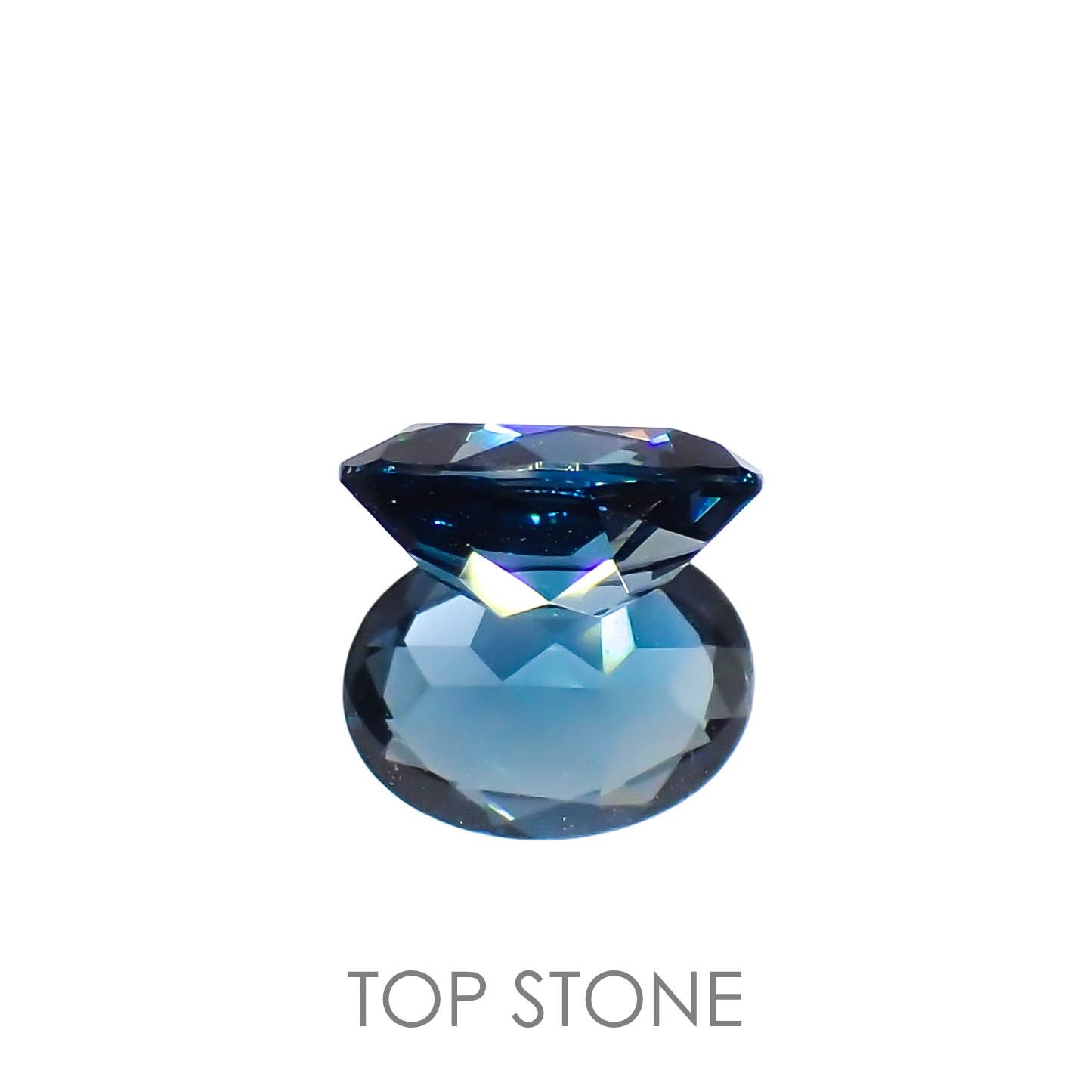 ロンドンブルートパーズ ブラジル産 1.36ct[221219298]8.1x6.1mm前後