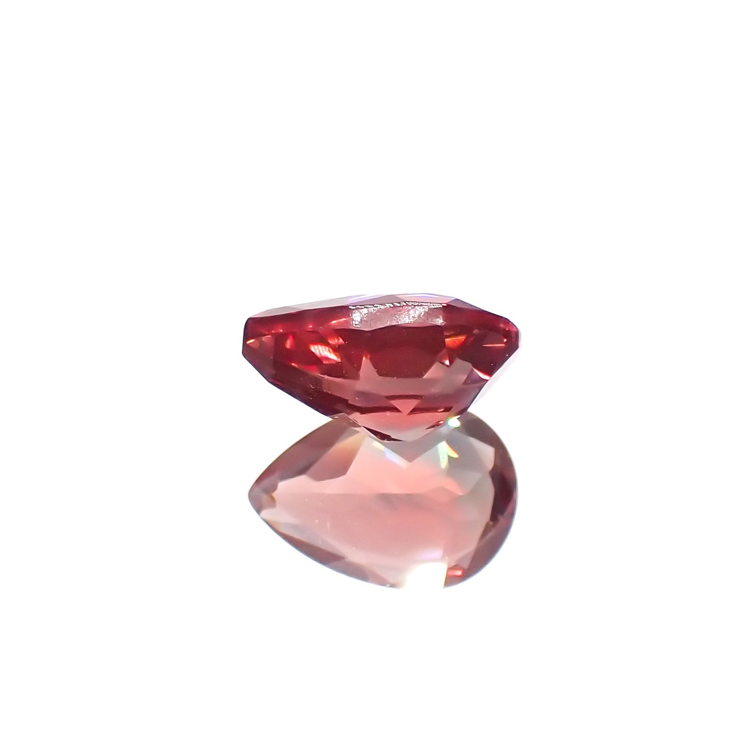 バイカラーアンデシン モンゴル産 0.70ct[231023570]7.2x5.1mm前後