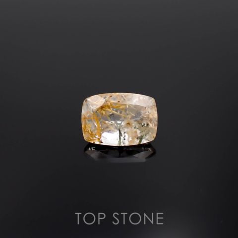 ヘデンベルジャイトインクォーツ インドネシア産 2.74ct[230120051]10.8x7.6mm前後