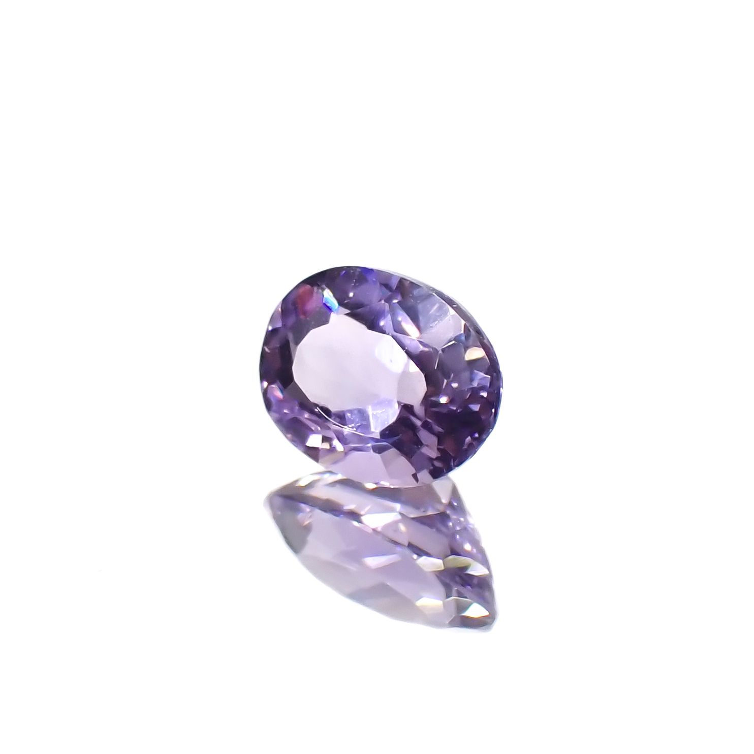 マリアライト(宝石名スキャポライト)スリランカ産 0.35ct 識別済[230421684]5.5x4mm前後
