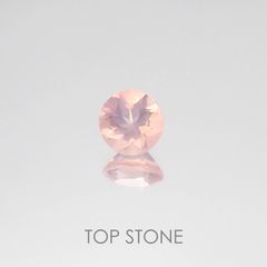 ディープローズクォーツ モザンビーク産 ルース 0.51ct[20084628]5.3×5.3mm前後