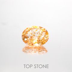 イリュージョンサンストーン インド産 1.58ct[220114209]8.9x6.9mm前後