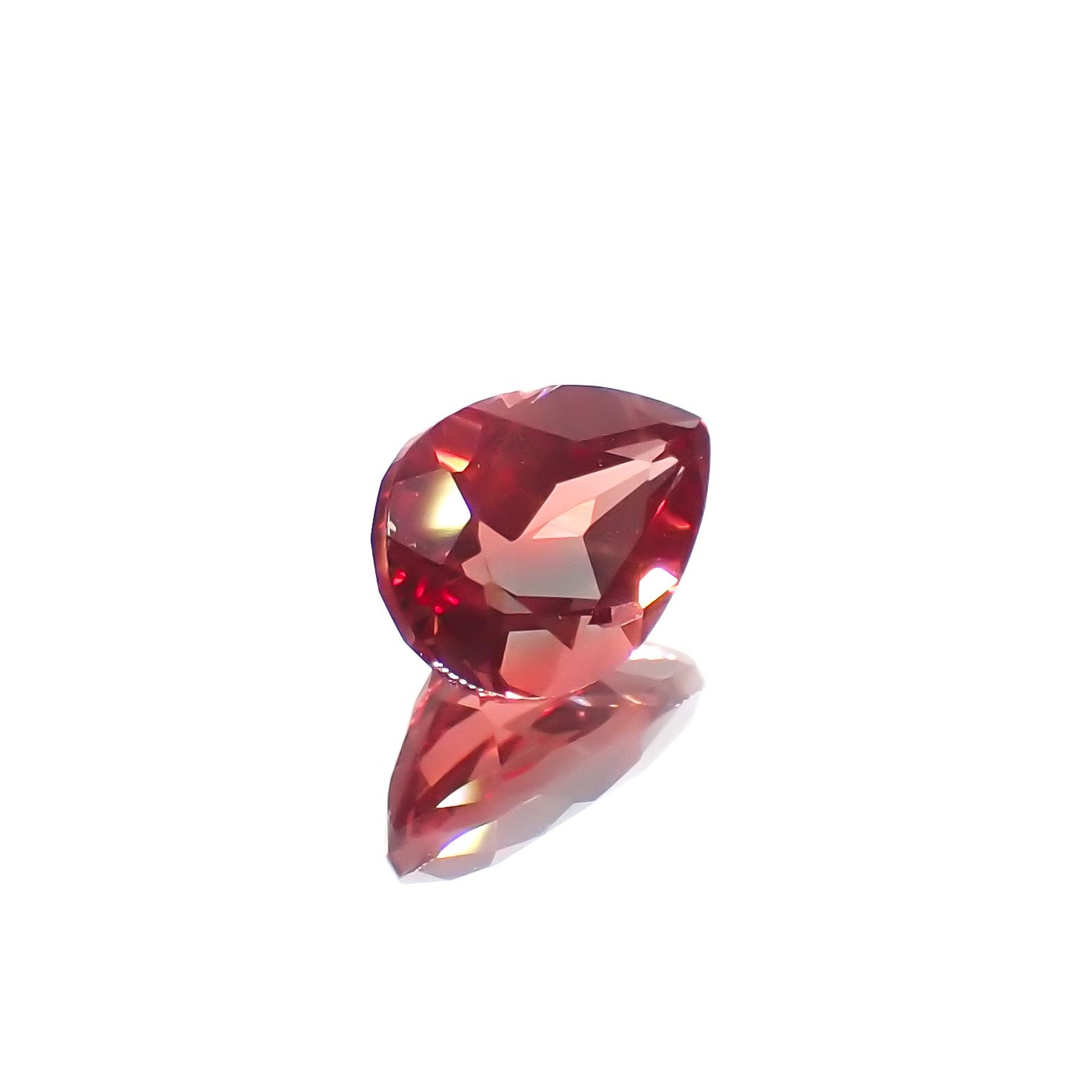 バイカラーアンデシン モンゴル産 0.70ct[231023570]7.2x5.1mm前後