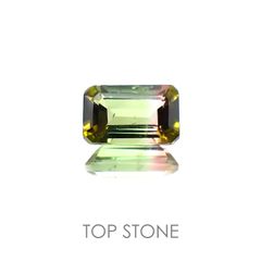 バイカラートルマリン ブラジル産 ルース 0.58ct[20208218]6.3×3.8mm前後